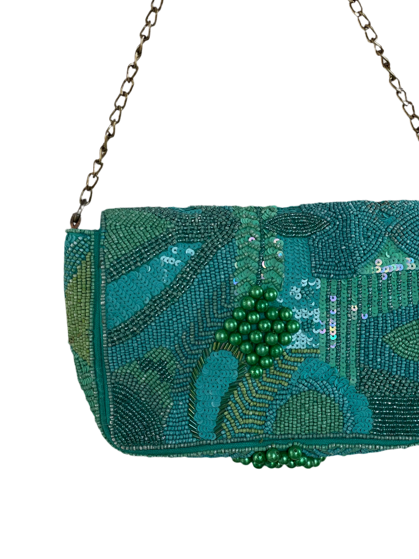 BOLSO DE FIESTA CON ABALORIOS