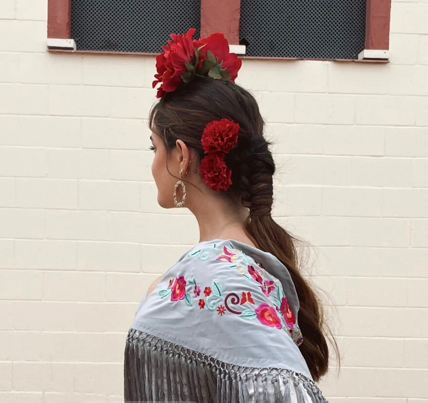 FLOR CLAVEL PEQUEÑO ROJO