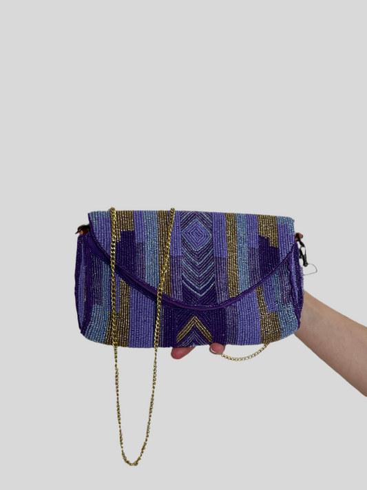 BOLSO DE FIESTA CON ABALORIOS