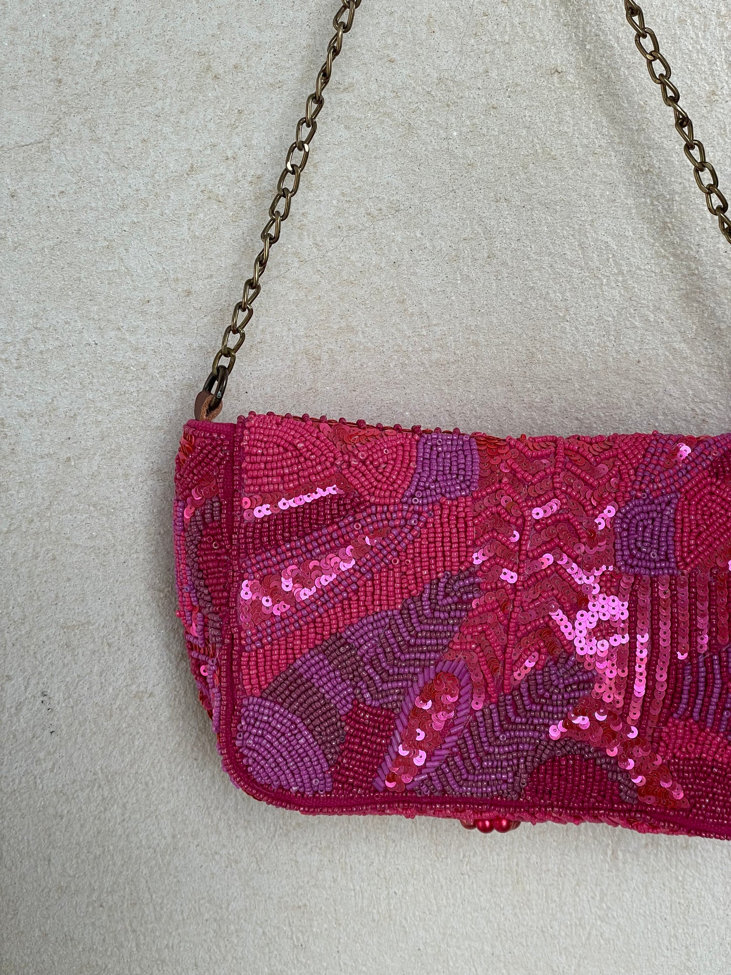 BOLSO DE FIESTA CON ABALORIOS