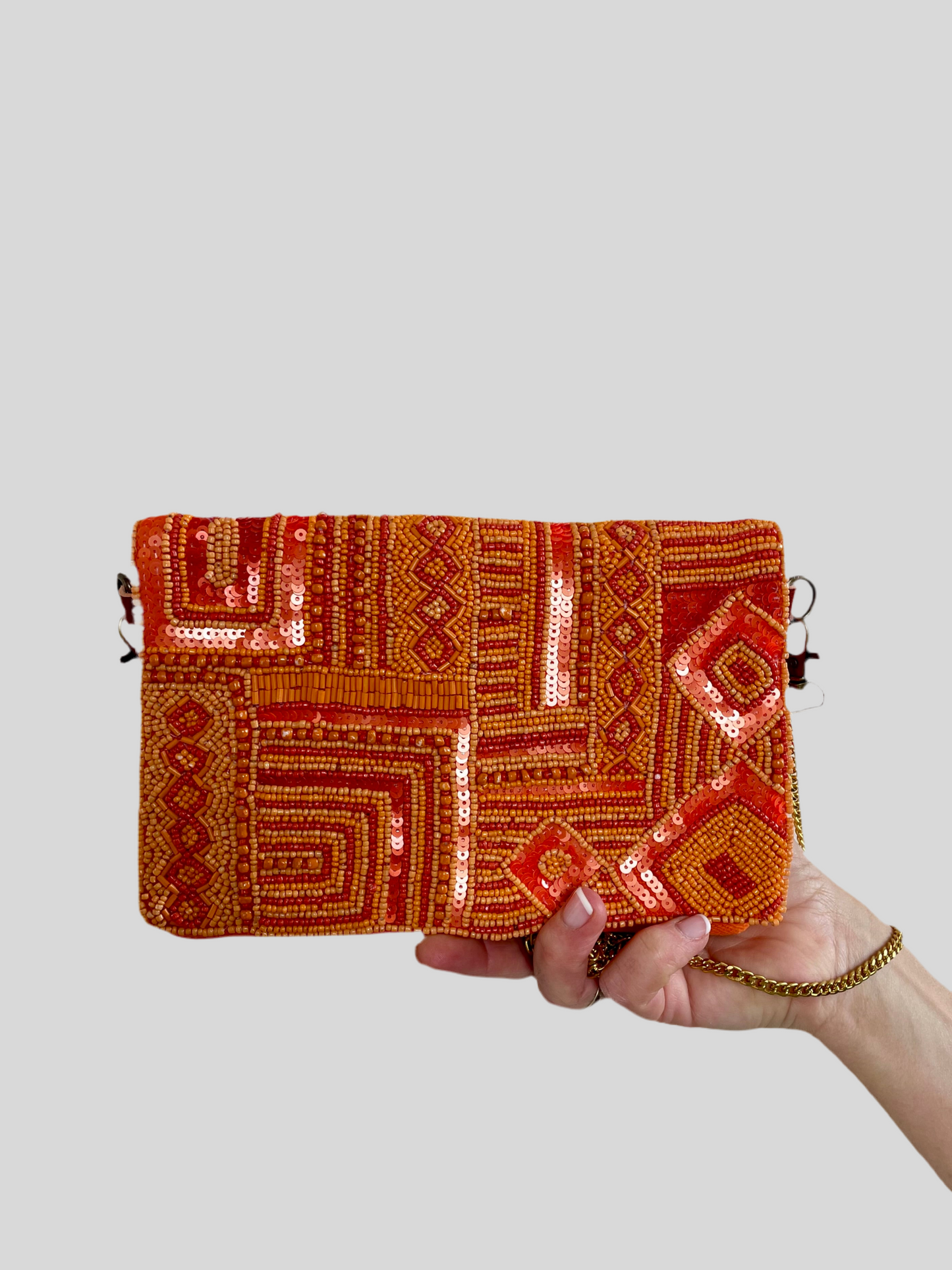 BOLSO DE FIESTA CON ABALORIOS