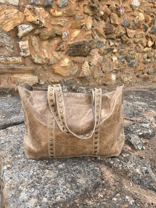 ROMA BEIGE BRILLO PIEL