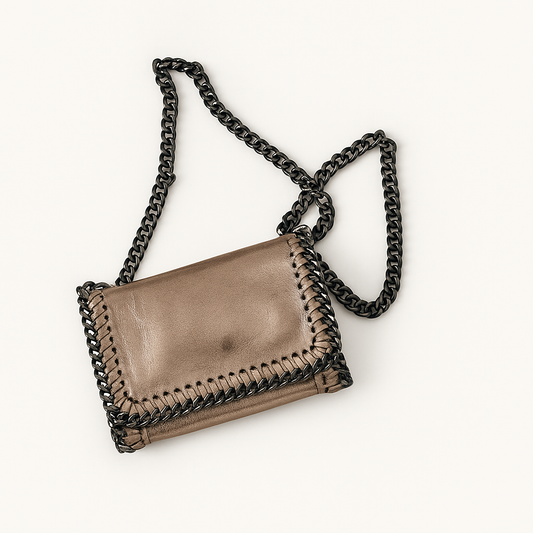 BOLSO BANDOLERA CADENA PIEL