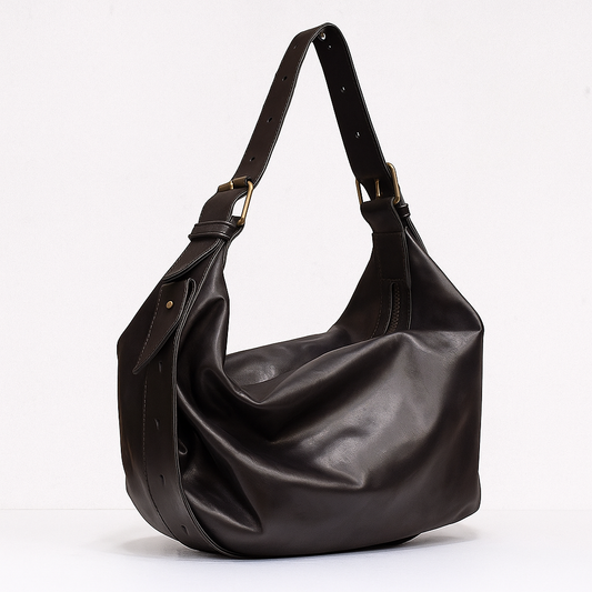 BOLSO HOBO DE PIEL DOBLE ASA