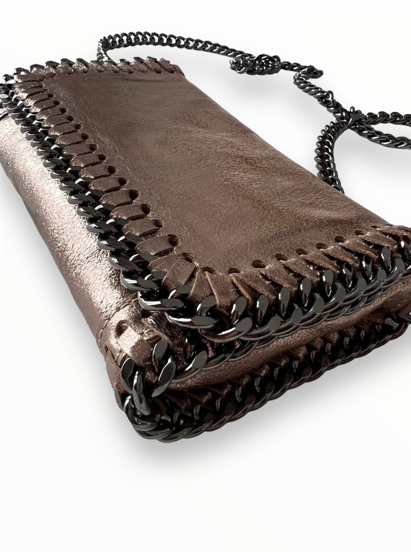 BOLSO BANDOLERA CADENA PIEL