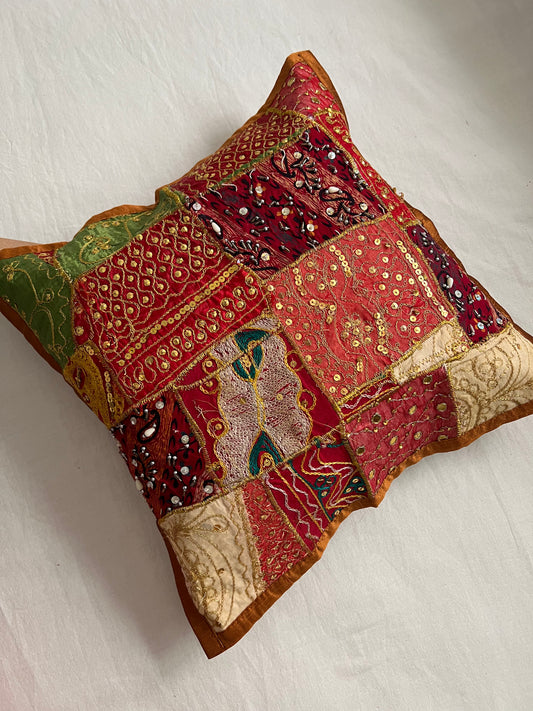 FUNDA COJÍN PATCHWORK PEDRERÍA