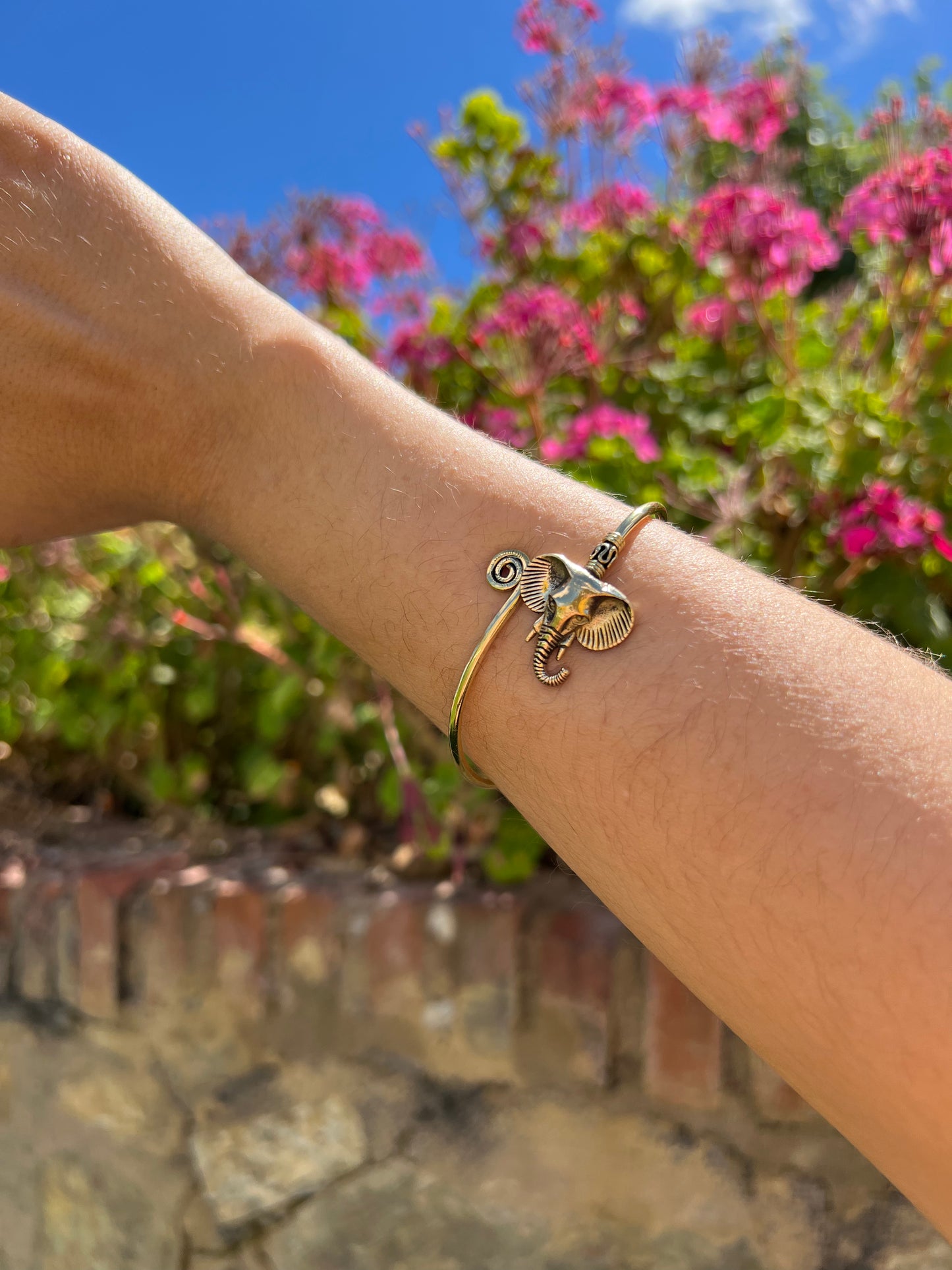 BRAZALETE AJUSTABLE ELEFANTE DE LA SUERTE