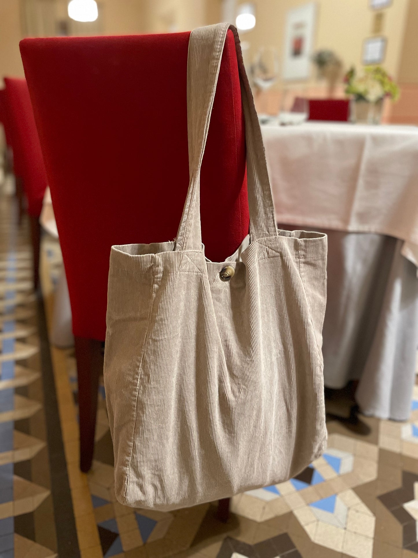 BOLSO SHOPPER PANA BEIGE