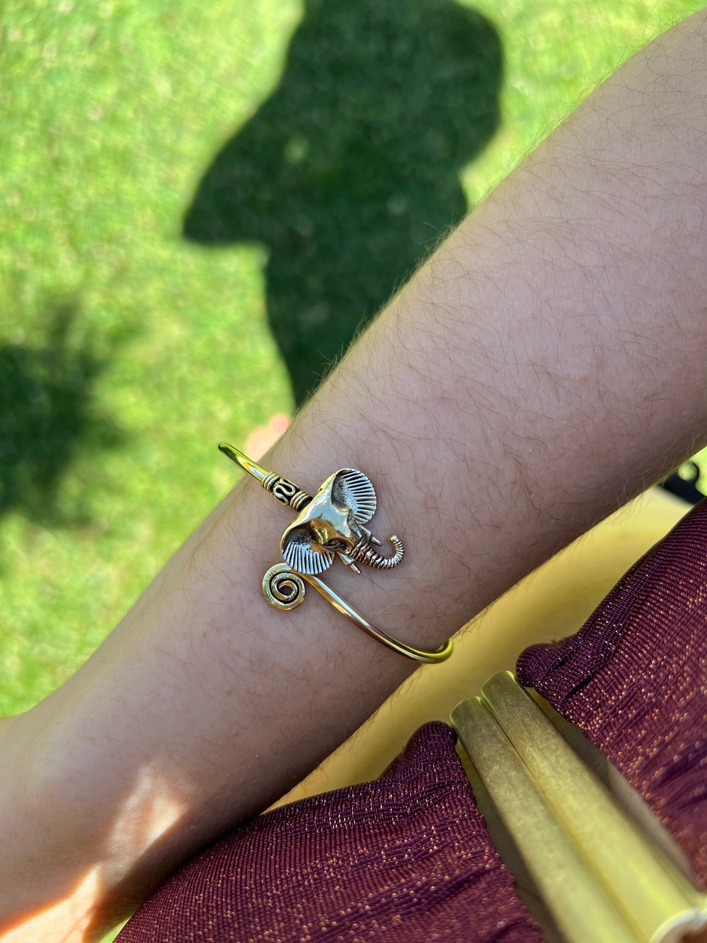 BRAZALETE AJUSTABLE ELEFANTE DE LA SUERTE