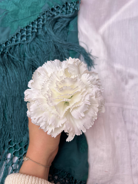 FLOR CLAVEL BLANCO MEDIANO