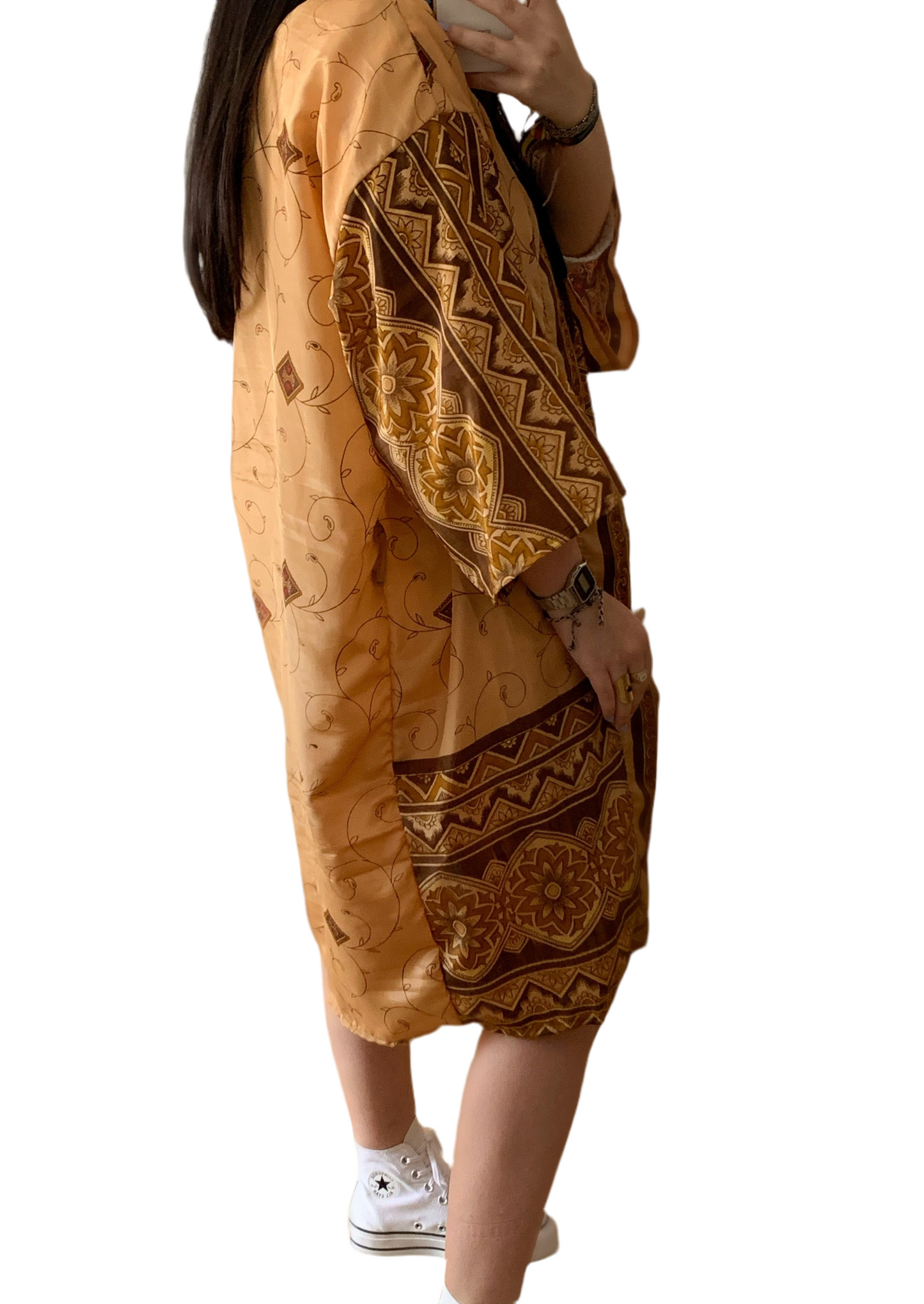 KIMONO ESTAMPADO SEDA