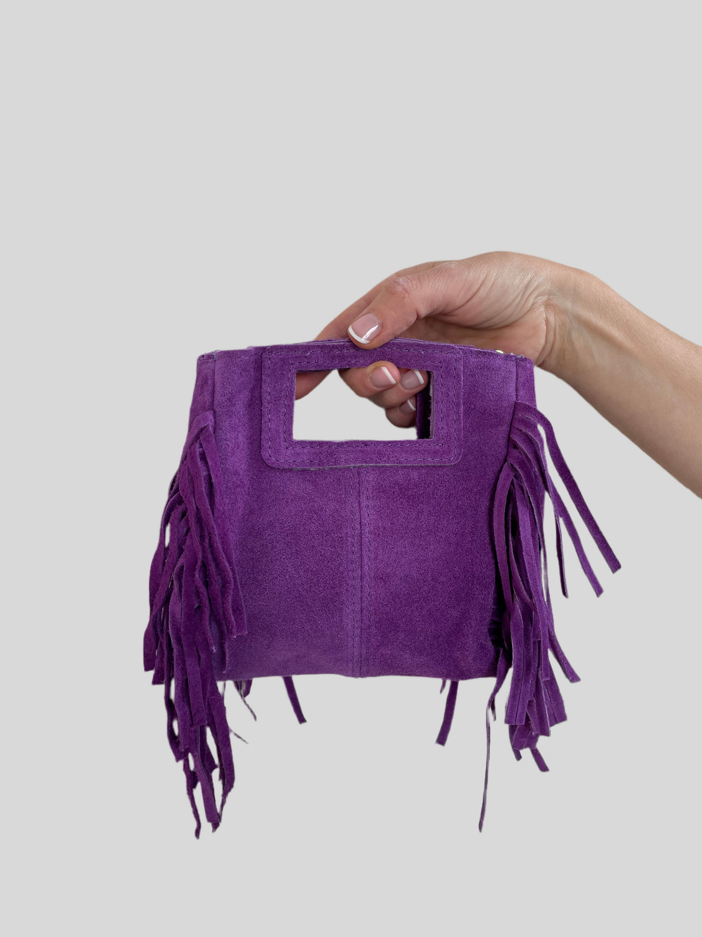 COWBOY MINI MORADO PIEL