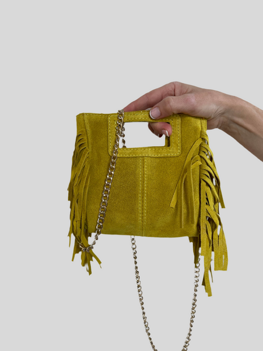 COWBOY MINI AMARILLO PIEL