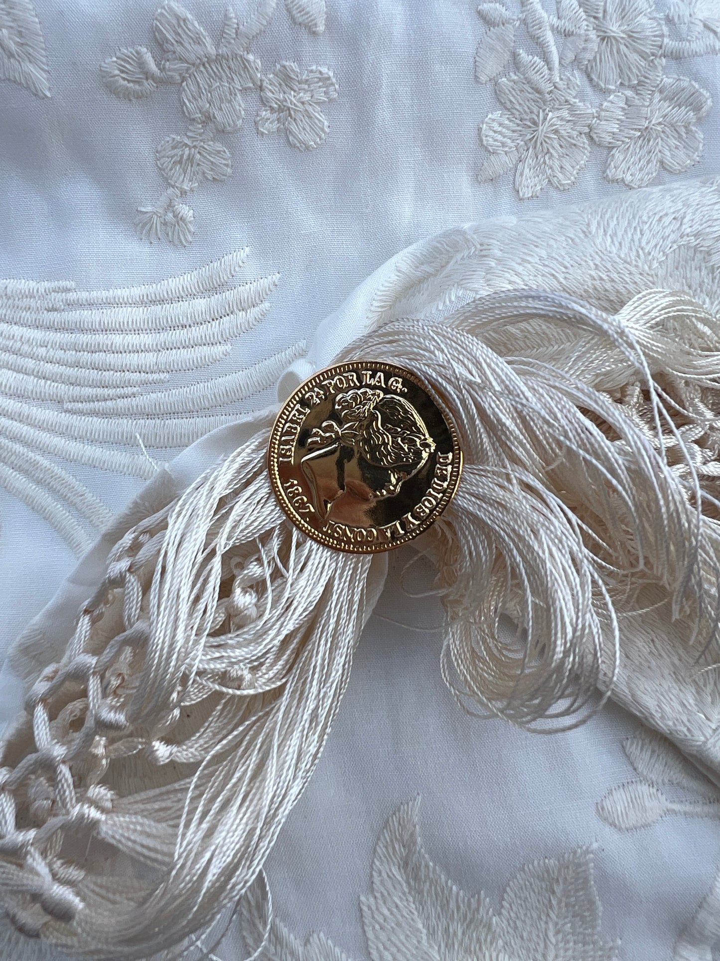 ANILLO PARA MANTONCILLO MONEDA