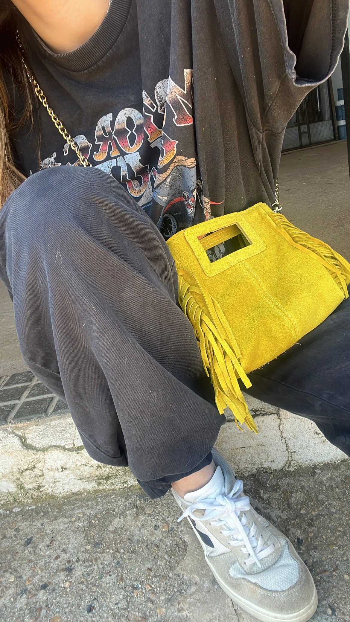 COWBOY MINI AMARILLO PIEL