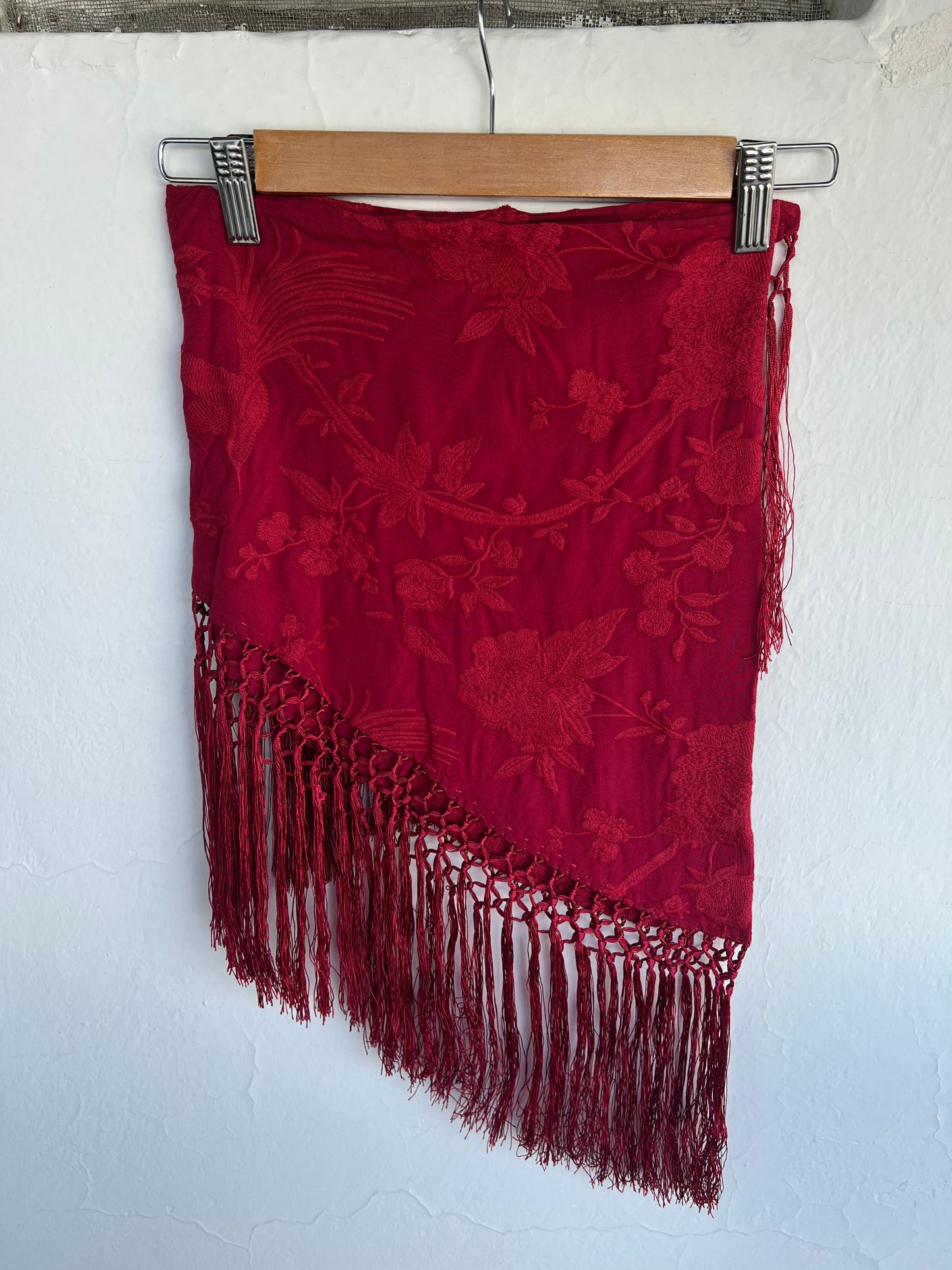 MANTONCILLO ROJO OSCURO
