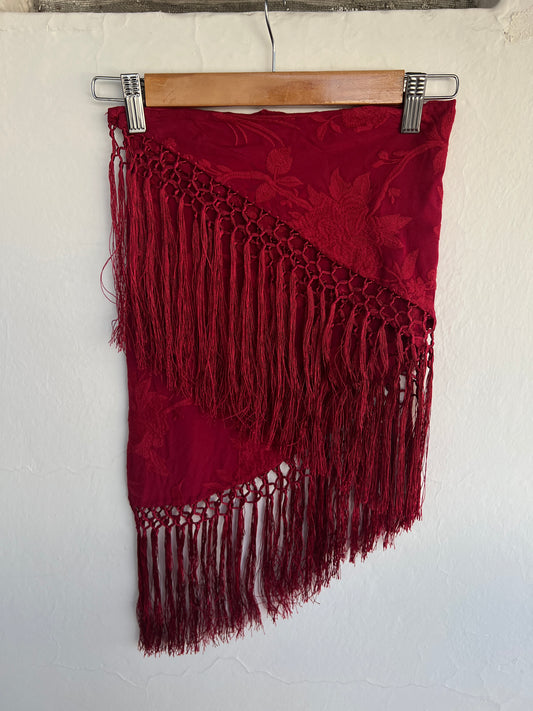 MANTONCILLO ROJO OSCURO
