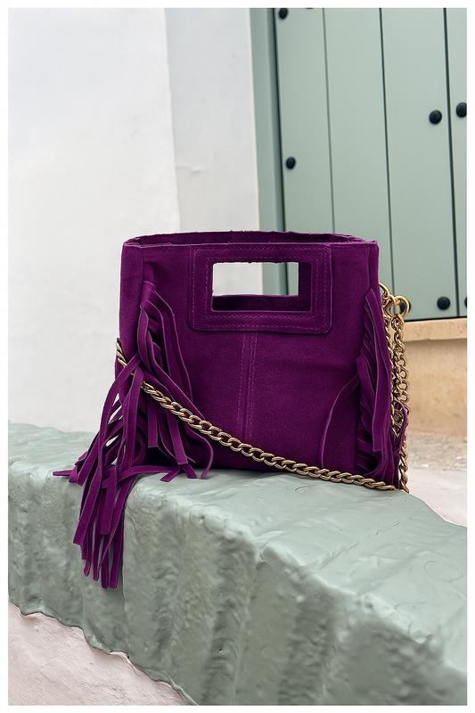 COWBOY MINI MORADO PIEL