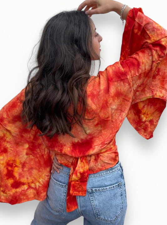 CAMISA TIEDYE ANUDADA