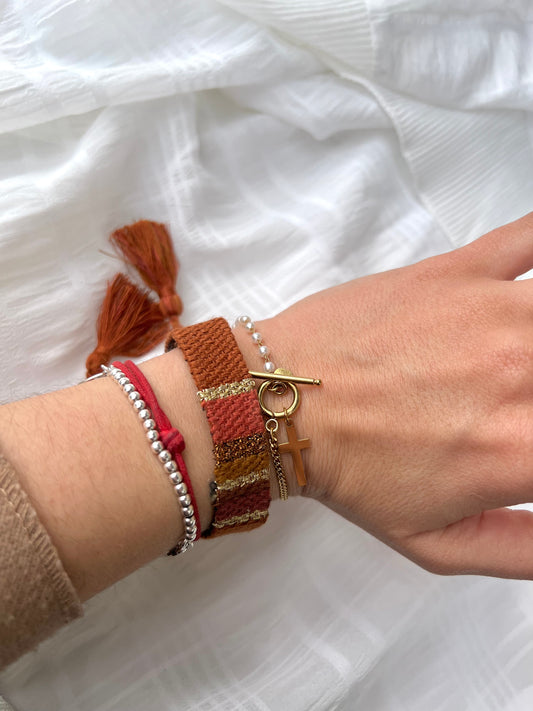 PULSERA HILO CAMEL