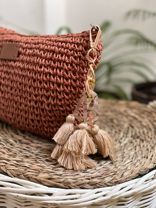 LLAVERO HILO CAMEL