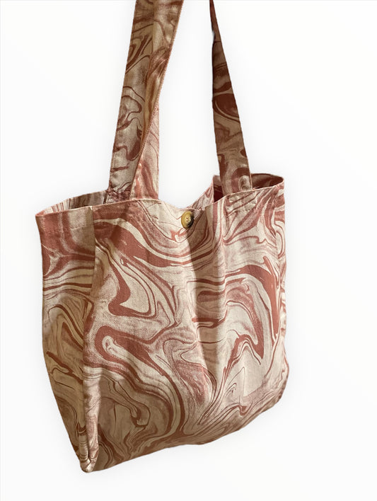 BOLSO SHOPPER LONETA ROSA